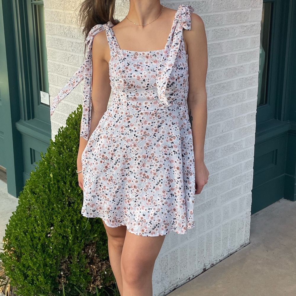 Floral mini dress